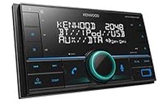 Kenwood DPX-M3200BT 2-DIN USB Car Radio with Bluetooth Hands-Free Kit (Alexa Built-in, USB, AUX-In, High-Performance Tuner, Spotify Control, Sound Processor, 4 x 50 Watt, Variable Button Lighting)