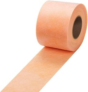 UCANVIN Waterproofing Membrane Band Roll, 30Mils Thick, 5Inch X 98.5Ft Tile Floor Underlayment Waterproofing Polyethylene Fabric Waterproof Membrane for Tiles, Shower Walls, Bathroom Floors