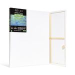 Elan Stretched Canvases 80x100 CM, 3-Pack Canvases for Painting, Painting Canvas Bulk, Stretched Canvas for Adults Blank Canvas for Painting, Painting Canvases Paint Canvases for Painting Art Canvas