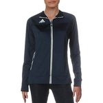 adidas Mens Polyester Frv01 Standard Length Jacket (Collegiate Navy/White, Small)