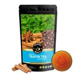 TEACURRY Teatox Green Tea (1 Month Pack, 100 Grams Loose) - Helps with Liver Cleanse, Intestinal Health, Metabolism - Teatox Tea 100gm - Teatox Green Tea Slim