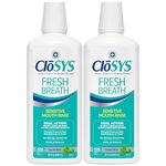 CloSYS Sensitive Antimicrobial Mouthwash, Gentle Mint, 32oz, 2 Count, Gentle Mint, Alcohol Free, Dye Free, pH Balanced, Helps Soothe Mouth Sensitivity, Kills Germs That Cause Bad Breath