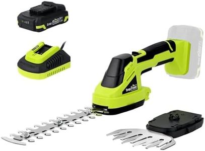 SnapFresh 20V Cordless 2-in-1 Hedge Trimmer & Grass Shears