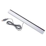 New Sensor Bar, Wired Infrared IR Ray Sensor Bar, Replacement Wired Infrared IR Ray Motion Sensor Bar, Wired Receiver Designed to Receive from The Device for WII/WIIU