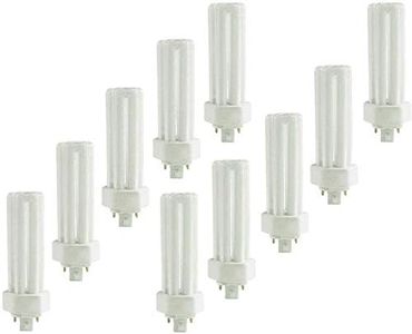 Circle (10 Pack PLT-42W 841, 4 Pin GX24Q-4, 42 Watt Triple Tube, Compact Fluorescent Light Bulb