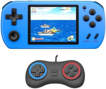 Great Boy Handheld Games for Kids Aldults with 270 Classic Retro Video Game 3.0'' Color Screen TV Output Rechargeable Arcade Gaming Player,Support 2 Players Gamepad Birthday Xmas Gift（Blue）