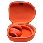 Headphone Headset Case Compatible with JBL, Beats, Sony, Soundcore Anker, Raycon, TOZO, SteelSeries, Logitech, Jabra, Bose, Sennheiser Headphones, Orange