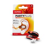 Alpine PartyPlug Ear Plugs for Concerts – Noise Cancelling Ear Plugs for Party and Clubbing – 21dB Premium Hearing Protection Against Loud Sound & Party Music – 1 Pair Reusable Earplugs (White)