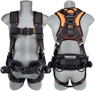 Frontline 110CTB Combat™ Lite Full Body Harness all Aluminum Hardware| Trauma Straps | OSHA and ANSI Compliant (Size: XL-2X)