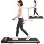 UREVO Under Desk Treadmill, Portable Walking Pad for Home/Office, Space Saving Desk Treadmill for Walking Jogging with Remote Control LED Display