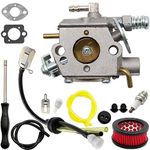 WT-985 Carburetor Compatible with Echo CS-400 CS-370 Carb Compatible with SHINDAIWA 402S Chainsaw Repl.# A021001921 A021001920