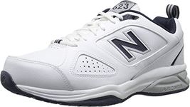 New Balance Men's 623 V3 Casual Comfort Cross Trainer, White/Navy, 7 UK