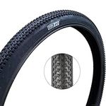 Bike Tires,20/22/24/26/27.5x1.95 Inch,Puncture Proof Mountain Bicycle Tires,Replacement Bike Tire Tubeless Compatible with Hybrid/Trike/Road/Low Rider Bikes (27.5 * 1.95 in)