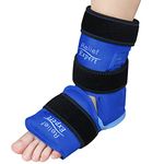 Relief Expert Ankle Ice Pack Wrap for Injuries Reusable Gel, Foot Ice Pack with Cold Compression for Plantar Fasciitis, Achilles Tendonitis Relief