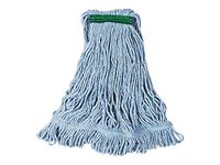 Rubbermaid Commercial Blue Super Stitch Blend Mop Head with 1-Inch Headband (FGD21306BL00)