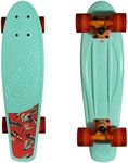 Kryptonics Original Torpedo 22.5 Inch Complete Skateboard - Bright Tropics