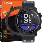 Zitel® Case Compatible with Coros Pace 2 Smartwatch, Soft TPU Full Around Bumper Cover Shell (Without Screen Protector) - Black