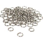 100 Split Rings Fishing Lure Charm Bracelet Parts 9mm