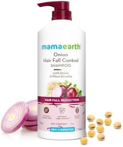 Mamaearth Onion Shampoo for Hair Growth and Hair Fall Control with Onion and Plant Keratin | Reduces Hair Fall | Strengthens & Smoothens Hair | For Men & Women | 1 Litre
