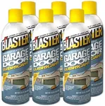 B'laster 6-16-GDL Premium Silicone Garage Door Lubricant to Reduce Friction, Wear and Squeaks, 9.3 Ounces, Pack of 6
