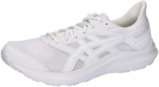 ASICS Men's Jolt 4 Sneaker, White, 9.5 US