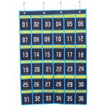 Ciieeo Mobile Phone Storage Bag Hanging Wall Jewelry Organizer Laptop Organizer Metal Chairs Large Laptop Stand Classroom Storage Pocket Chart Stand Non-Woven Fabric Blue Cell Phone Card