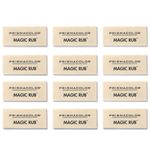 PRISMACOLOR Magic Rub Eraser, No. 1954, 12 pieces, 1 box