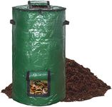 MyLifeUNIT Compost Bin Bag, Reusable Garden Yard Waste Bag, 34 Gallon (1 Pack)