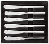 Stellar Rochester Set of 6 Stainless Steel Butter Knives in Gift Box, Dishwasher Safe