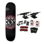 Element Skateboards Complete Seal Black 7.75" Black Trucks/White Wheels