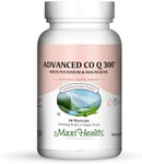 Maxi Health Advanced CO Q10 300 - Coenzyme Q10 - with Potassium & Magnesium - 60 Capsules - Kosher
