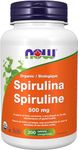 NOW Supplements Organic Spirulina 500mg Tablets, 200 Count