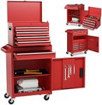 COSTWAY Large Rolling Tool Cabinet,