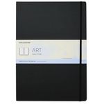 Moleskine Art Watercolour Notebook, A3, Black, Hard Cover (11.75 x 16.5)