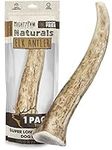 Mighty Paw Elk Antlers for Dogs | Medium Size 6" Premium Deer Antlers for Dogs, Pets and Puppies. Long Lasting Deer Antler Dog Chew for Aggressive Chewers. Dog Antler Chews for Large and XL Dog