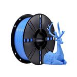 PLA Plus(PLA+) 3D Printer Filament 1.75mm Light Blue, 3D Printing PLA+ Filament High Density, Dimensional Accuracy +/- 0.02 mm, 1kg Per Spool