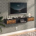 HOOBRO Floating TV Stand with Power