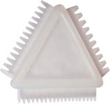 Imported Quality Triangular Combing Pattern Tool (Texture) Design, for Wall (White ONLY)