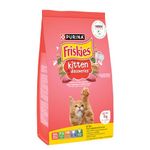 FRISKIES Kitten Discoveries Kitten Food, Tuna Chicken Milk Vegetables & Whole Grain Flavours, 1kg Packet, Granule