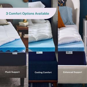 Sleep Innovations 4" King Mattress Topper – Memory Foam