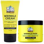 Paste for Bulldog Wrinkle+Wipes For Bulldog Wrinkle-Wrinkle Rash Treatment for French Bulldog, Pug, English Bulldog-Cleans Tail Pockets,Paw Balm,Tear Stain Remover-Bulldog Wrinkle Cream & Skin Soother