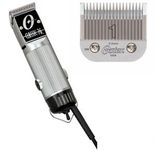 New Limited Edition Oster 76 Clipper In Silver & Black Casing With Size 000 And Size 1 Blade
