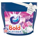 Bold All-in-1 Laundry Detergent, Washing Pods/Washing Liquid Capsules, 55 Washes, Stain Remover For Clothes, Laundry Pods With Built In Lenor Softener, Rose Wonderland Scent, Limited Edition