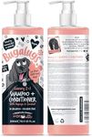 BUGALUGS Dog Shampoo Luxury 2 in 1 Papaya & Coconut Dog Grooming Shampoo Products for Smelly Dogs with Fragrance, Best Puppy Shampoo, Professional Groom Vegan pet Shampoo & Conditioner