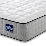 BEDZONLINE Orthopaedic Memory Foam & Spring Mattress - 4ft Small Double | Breathable 20cm Thick Memory Foam & Spring Mattress | Body Support, Alignment & Pressure Relief | UK Made & Hypoallergenic