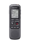 Sony ICD-PX240 MP3 Mono Digital Voice Recorder with 4 GB Internal Memory and Long Battery Life, Black