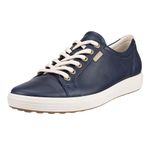 ECCO Women's Soft 7 Sneaker, Marine/Marine, 8-8.5
