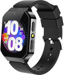 Kids Smart Watch for Kids Age 3-12 Boys Girls with Metal Case 26 Puzzle Game 1.69" Touchscreen Aduio Book Learning Card Camera Pedometer Learning Toy Christmas Birthday Gift (Black)