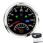 KAOLALI 85mm GPS Speedometer 0-160MPH with Tachometer Gauge 0-8000RPM for Car Boat Motorcycle Marine Truck Speed Meter