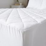 Bianca Temperature Controlling TENCEL Lyocell Super King Mattress Protector White